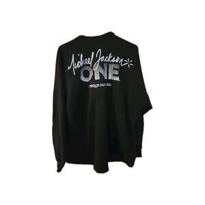 Michael Jackson One Cirque Du Soleil x Spirit Jersey M Black Shirt New